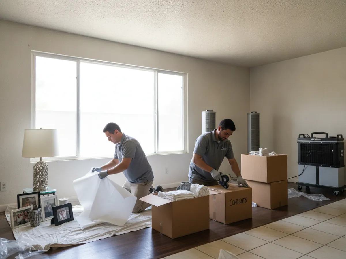 Contents Pack-Out & Restoration in Van Nuys